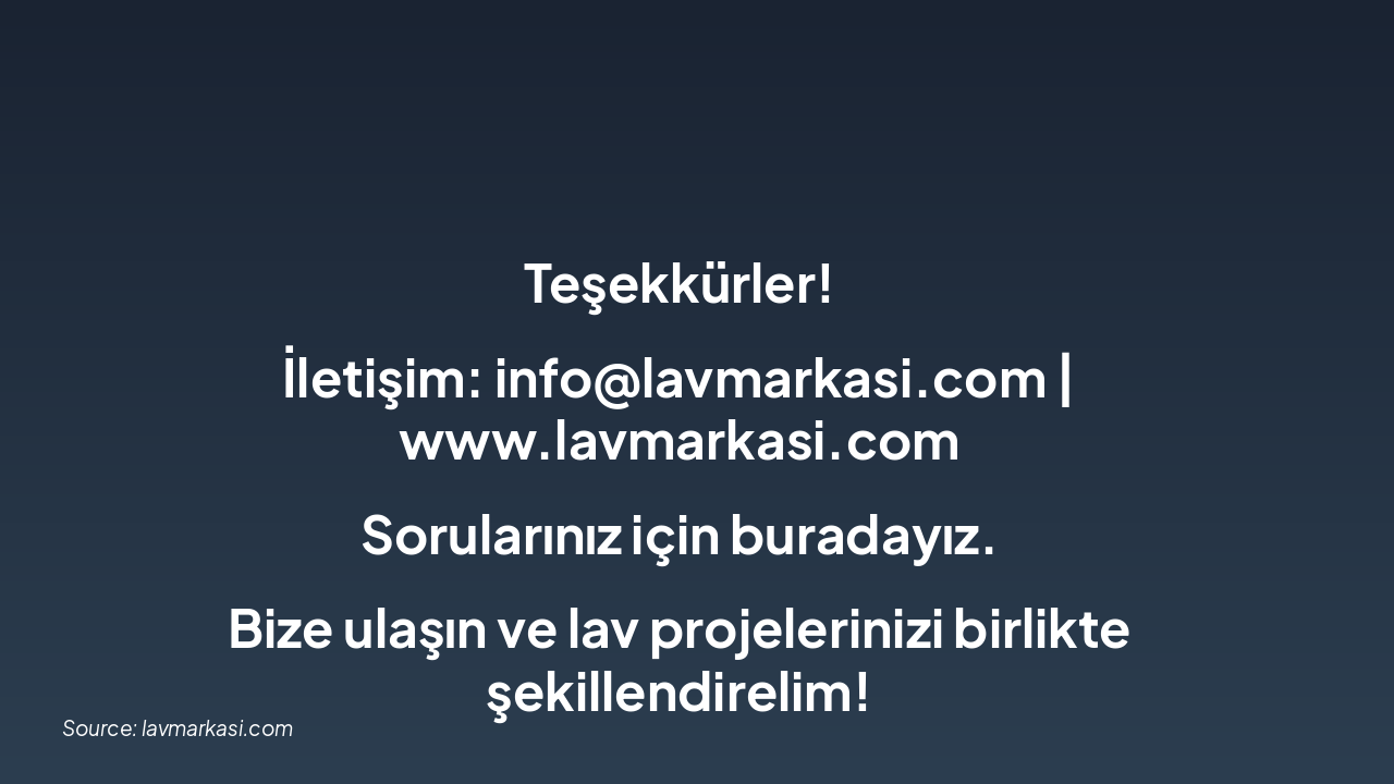 Slide 8 - Teşekkürler!