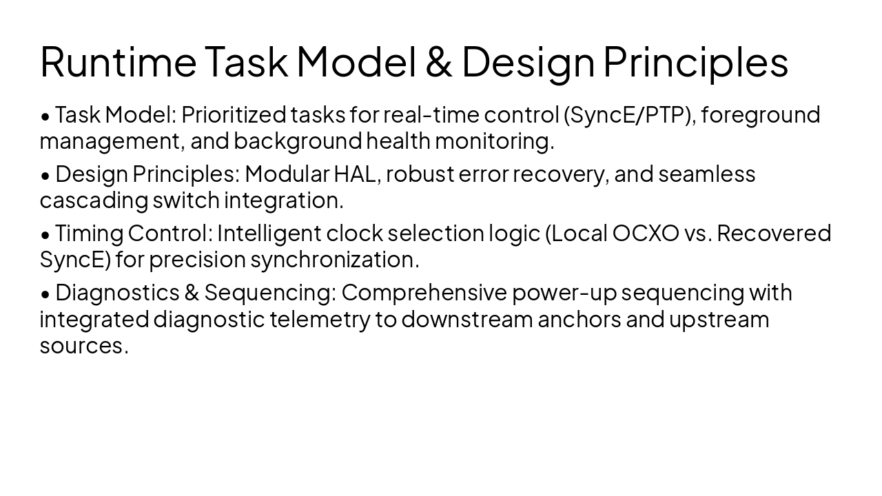 Slide 4 - Runtime Task Model & Design Principles
