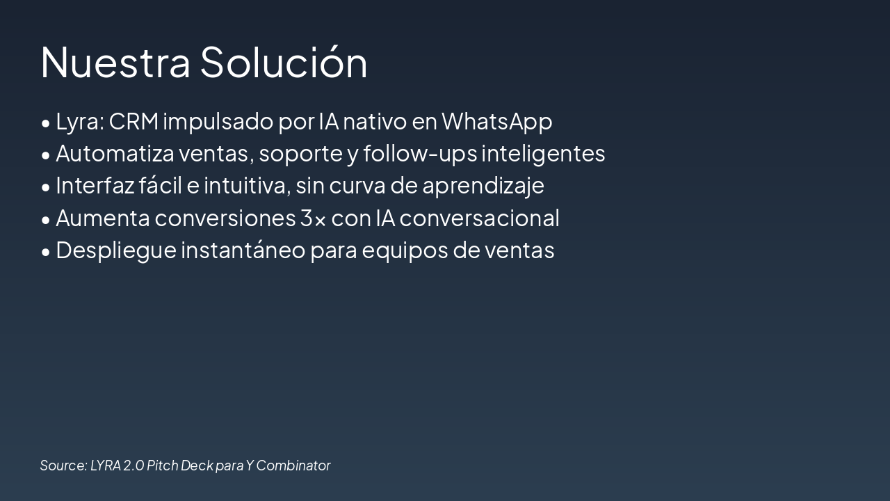 Slide 4 - Nuestra Solución