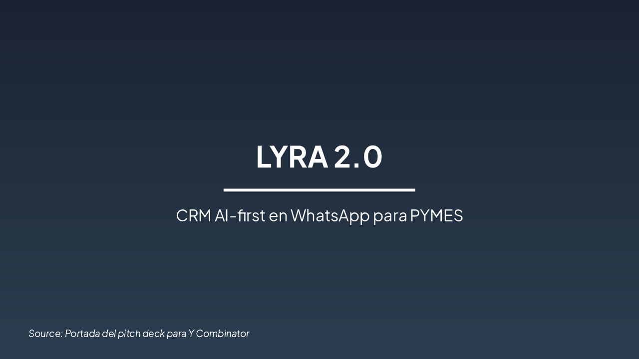 Slide 1 - LYRA 2.0
