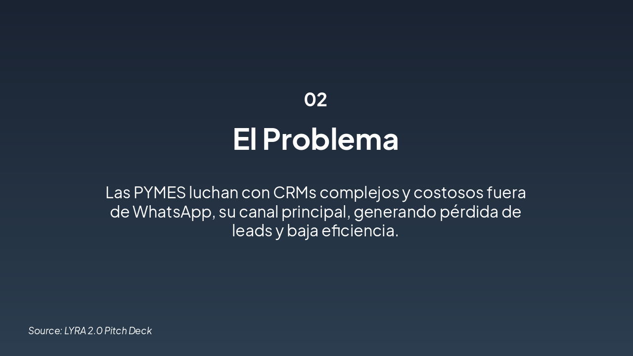 Slide 2 - El Problema