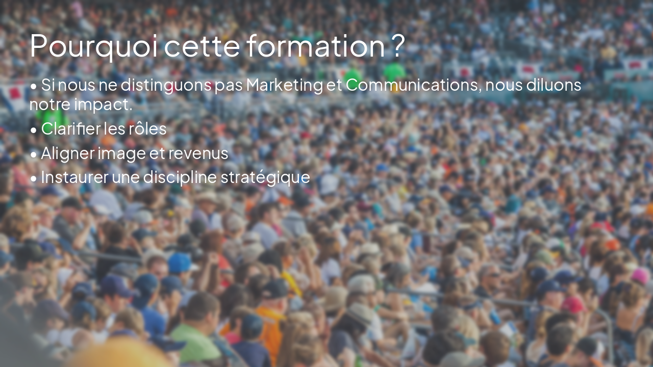 Slide 2 - Pourquoi cette formation ?