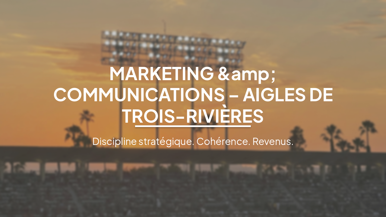 Marketing & Communications : Discipline Stratégique pour les
