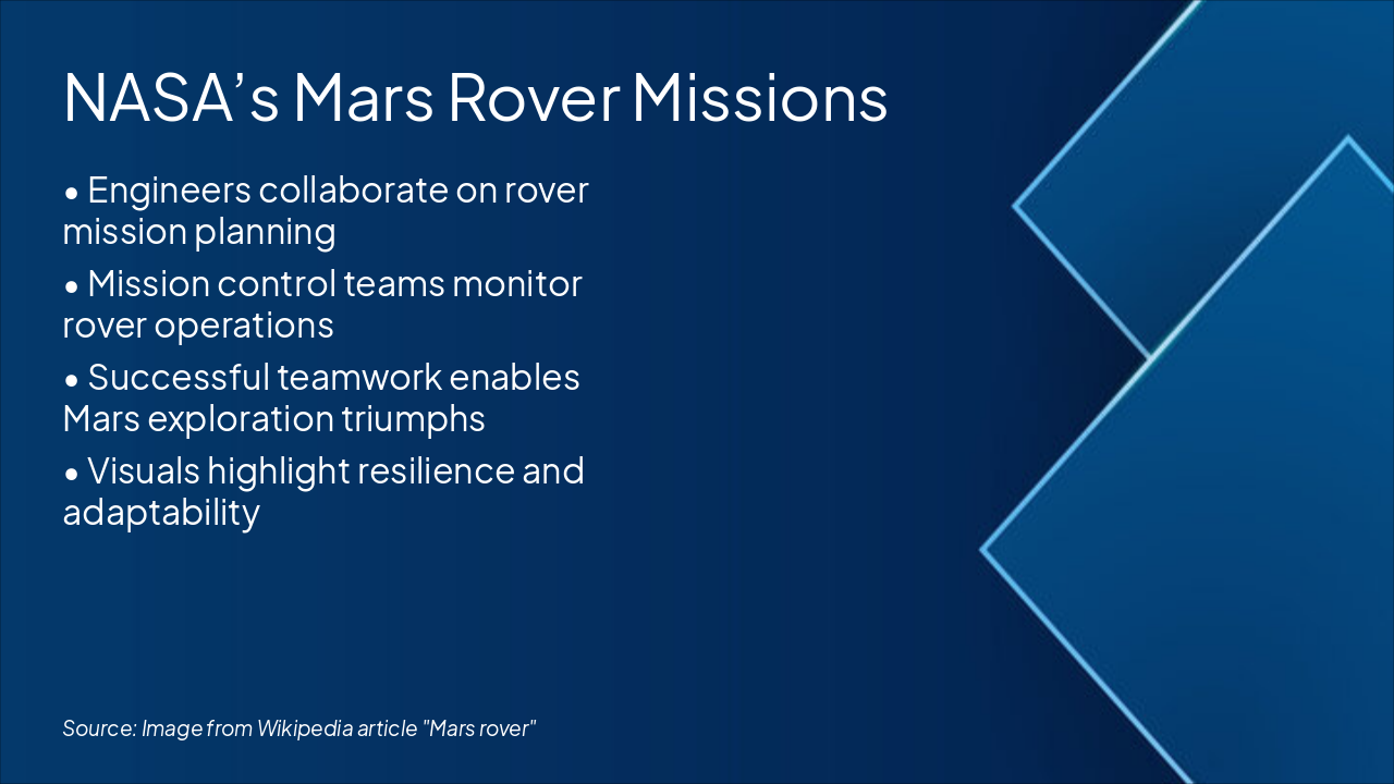 Slide 11 - NASA’s Mars Rover Missions