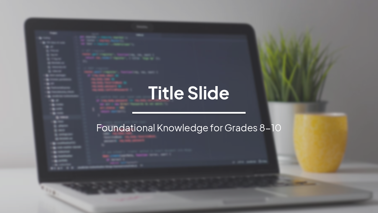 Slide 1 - Title Slide