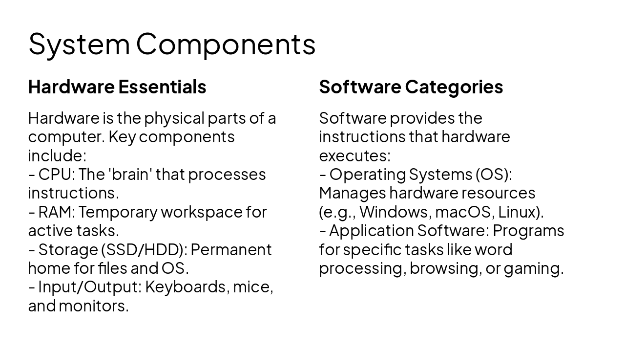 Slide 4 - System Components
