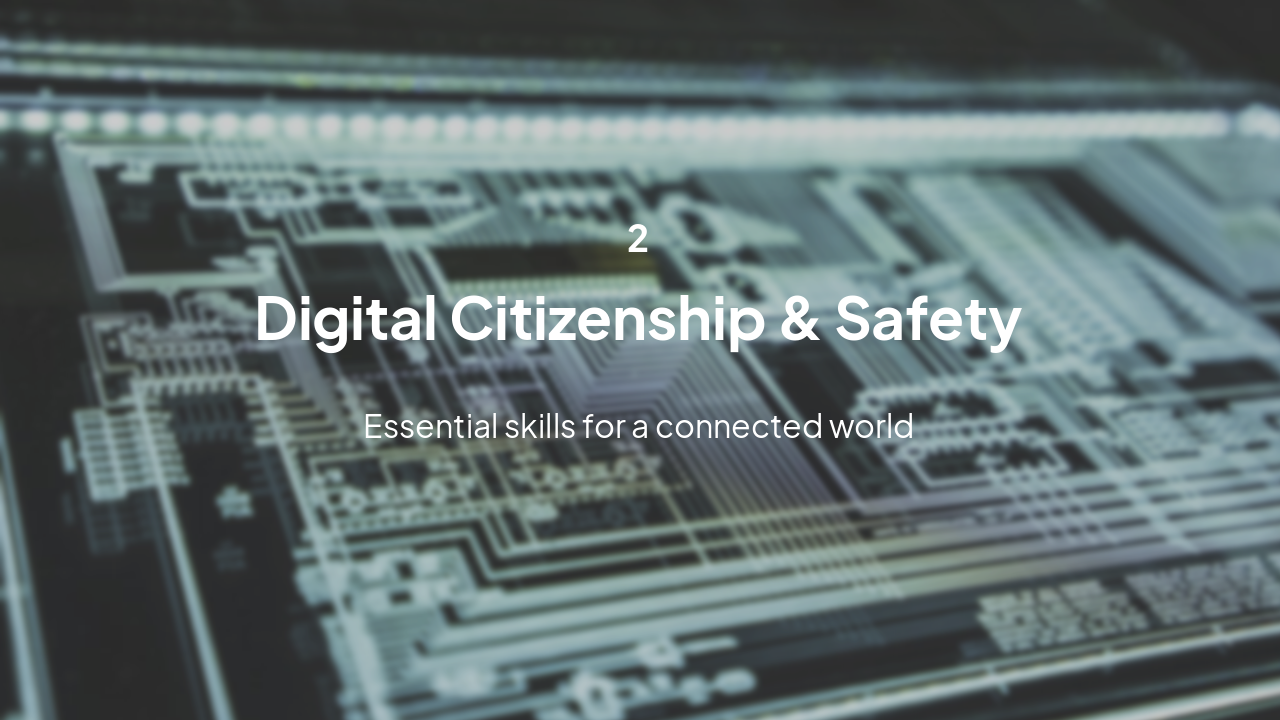 Slide 5 - Section: Digital Safety