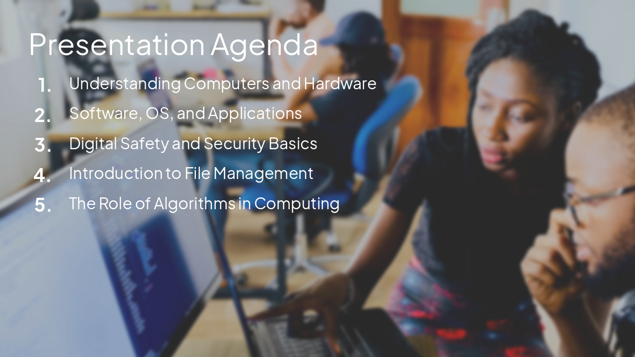 Slide 2 - Presentation Agenda