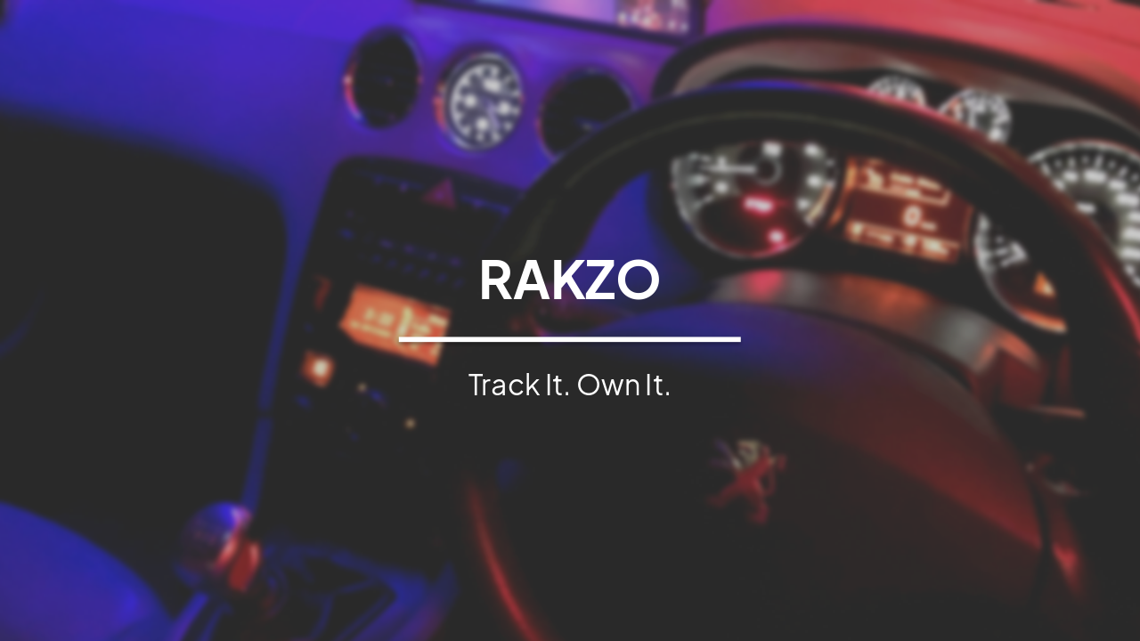 RAKZO: Track It. Own It. - Digital Field Force Management Platform