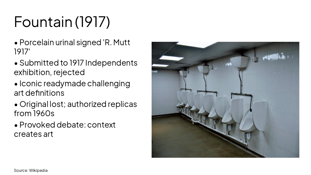 Slide 8 - Fountain (1917)