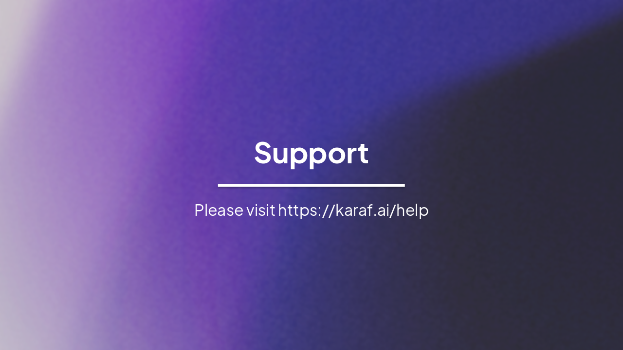Support Resources