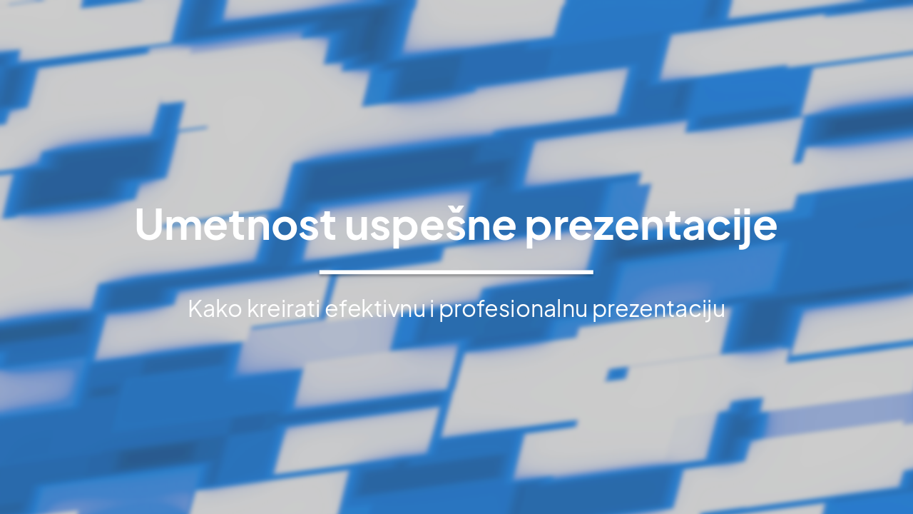 Umetnost uspešne prezentacije