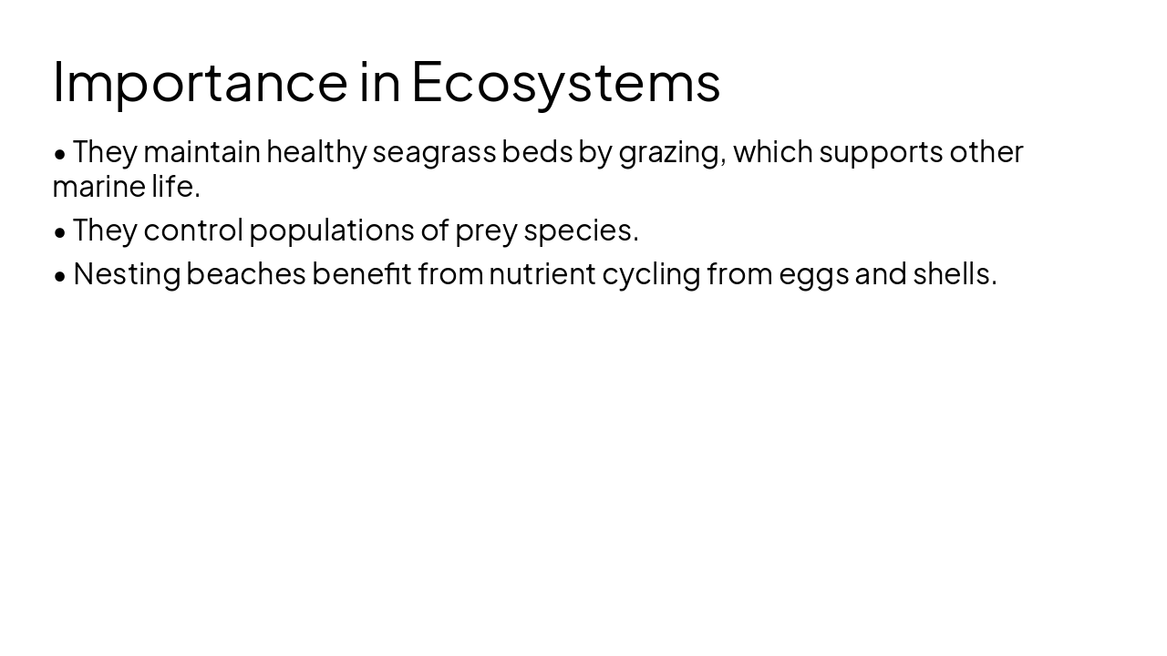 Slide 8 - Importance in Ecosystems