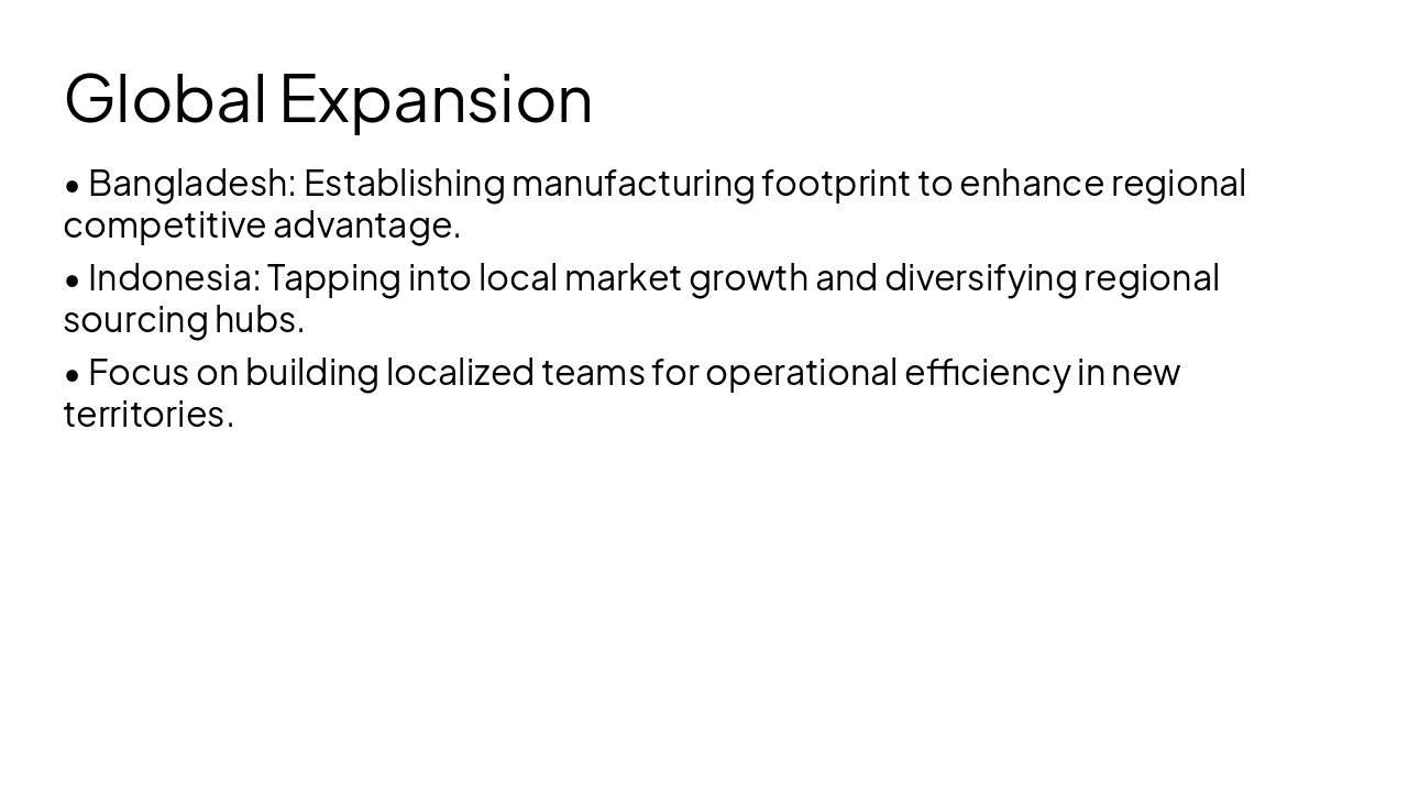 Slide 5 - Global Expansion
