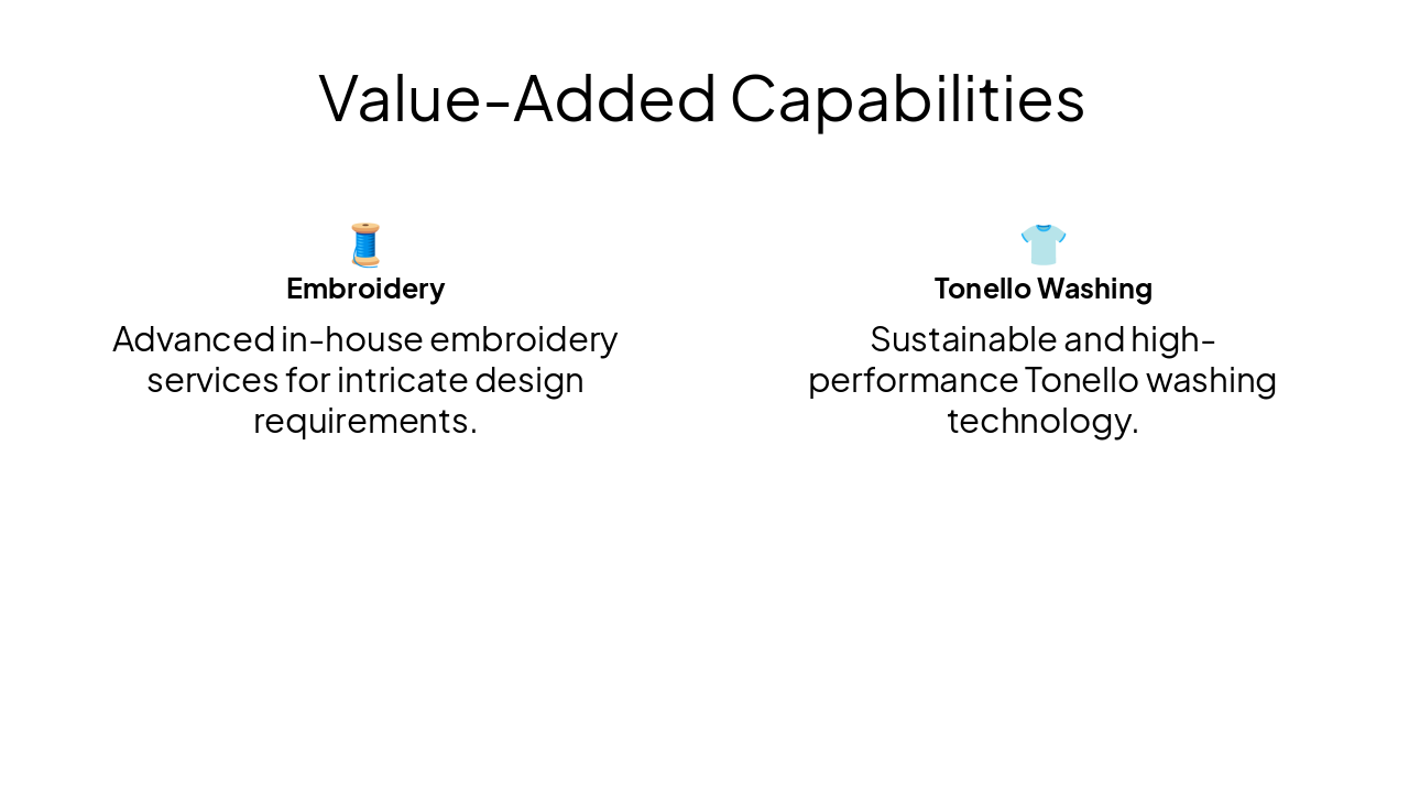 Slide 6 - Value-Added Capabilities