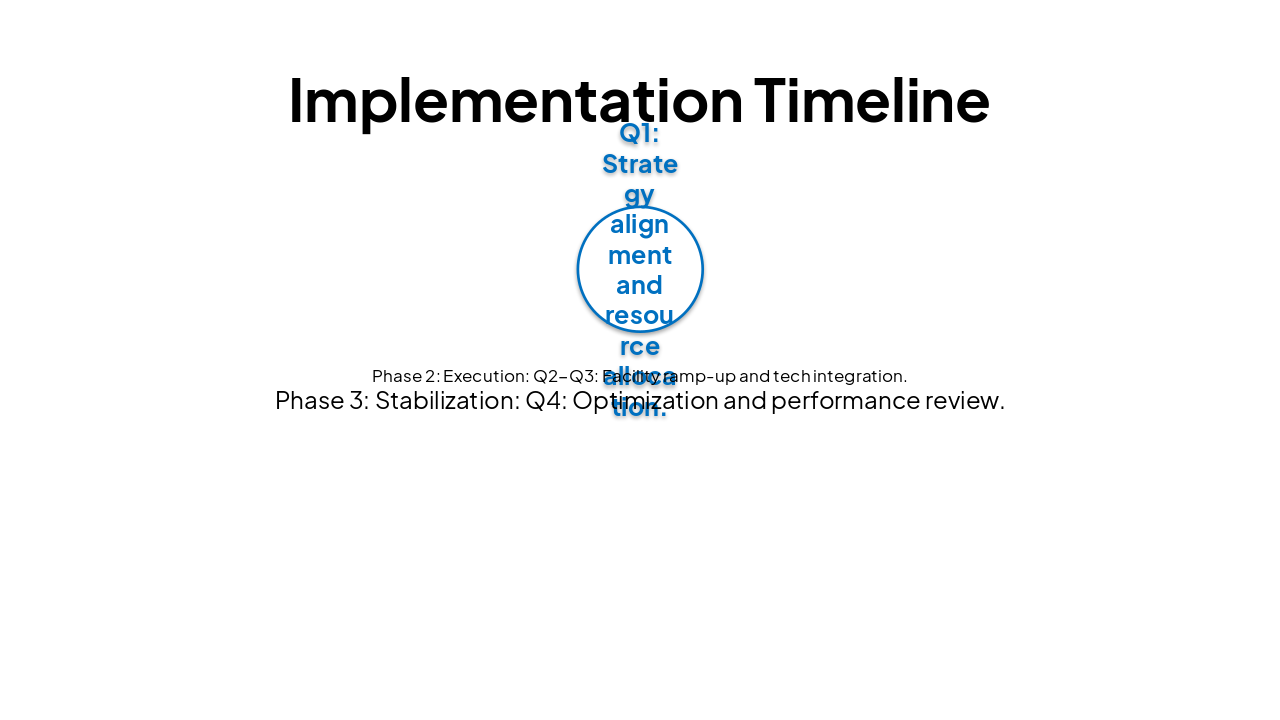 Slide 12 - Implementation Timeline