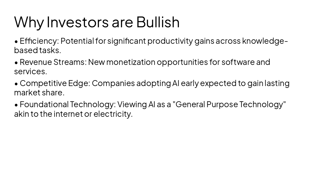 Slide 6 - Why Investors are Bullish