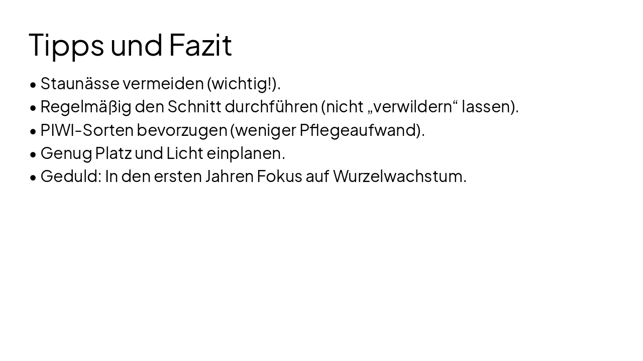 Slide 14 - Tipps und Fazit