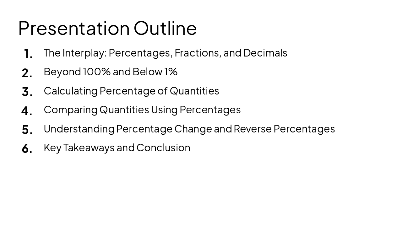 Slide 2 - Presentation Outline