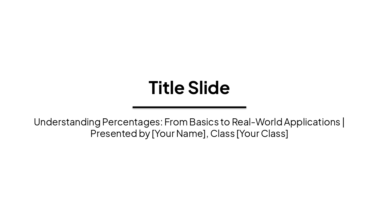 Slide 1 - Title Slide