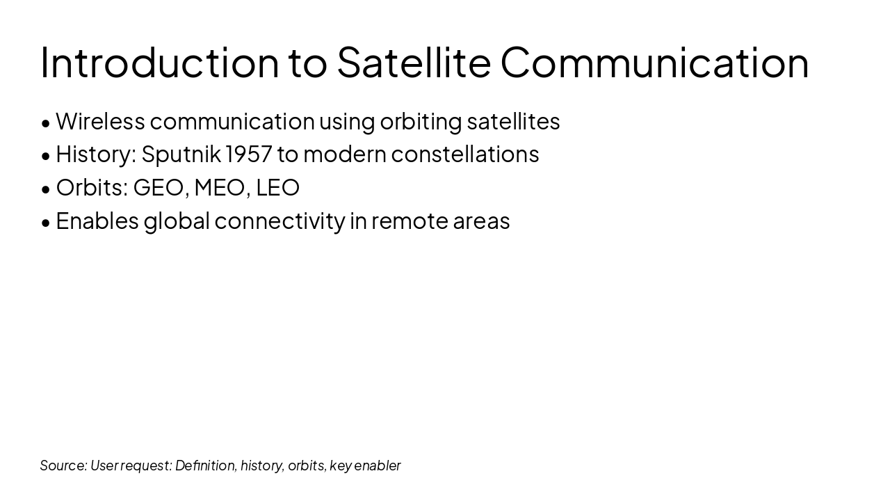 Slide 3 - Introduction to Satellite Communication
