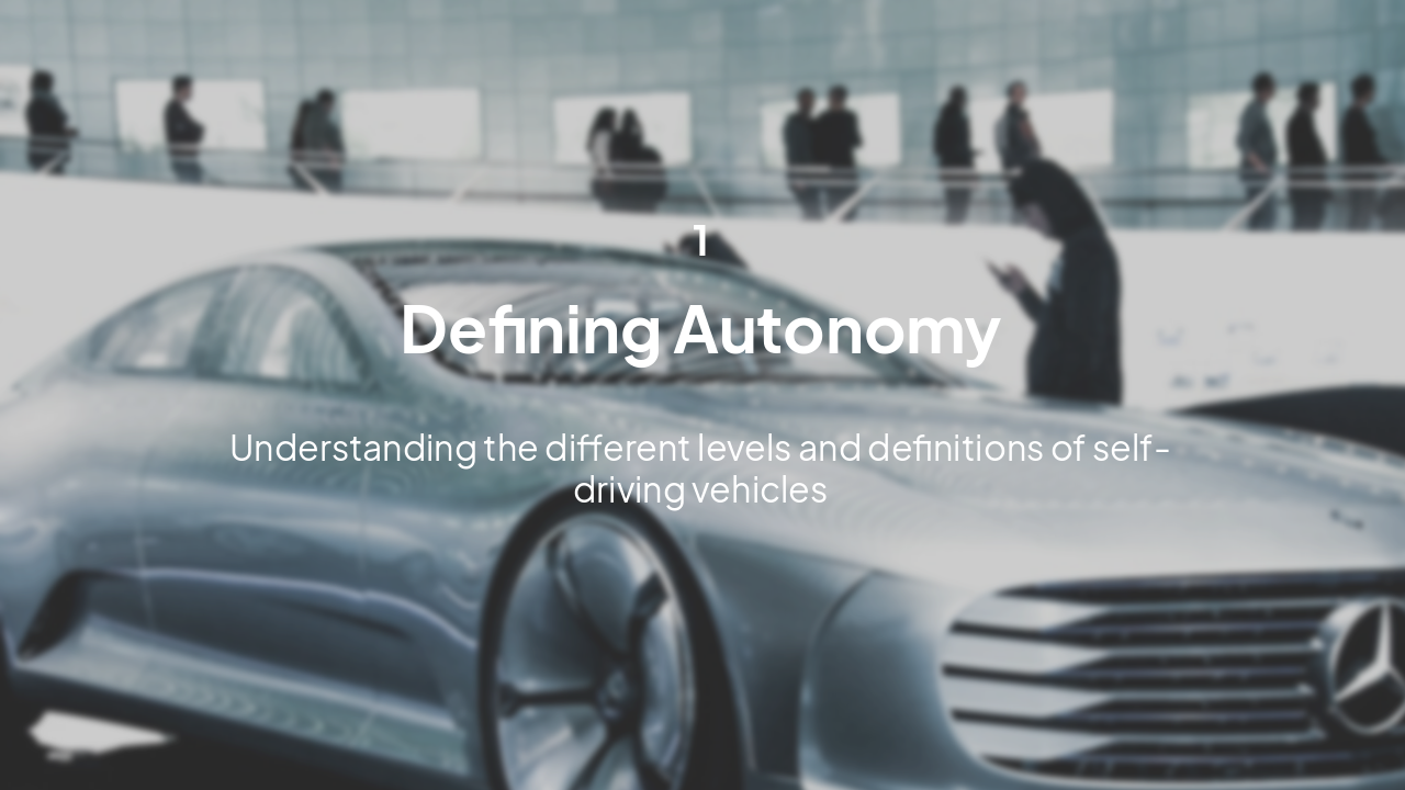 Autonomous Vehicles: Tech, History, and Future