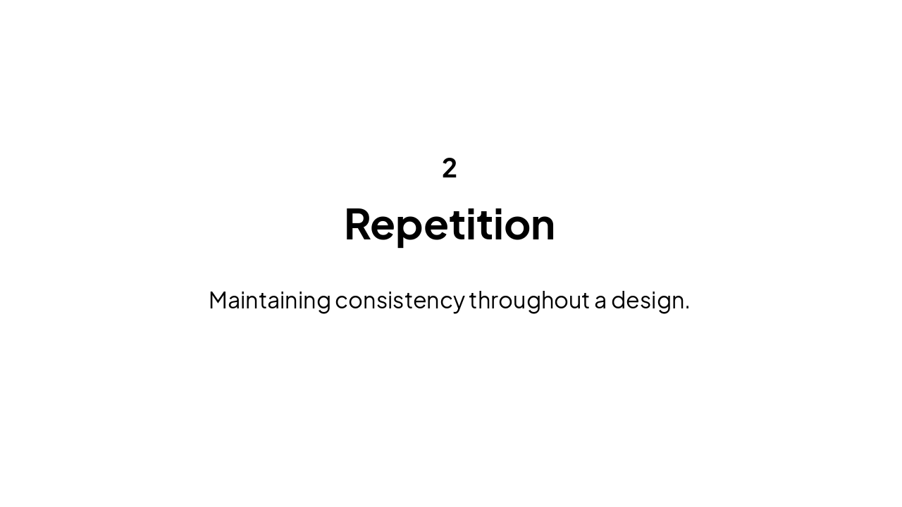 Slide 5 - Repetition