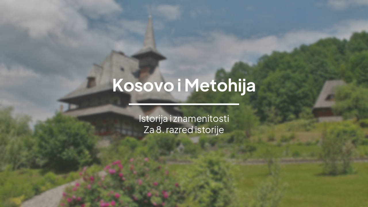 Slide 1 - Kosovo i Metohija