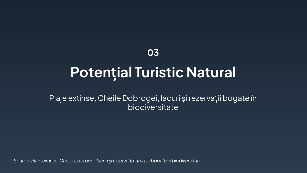 Slide 4 - Potențial Turistic Natural
