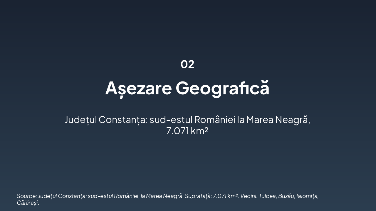 Slide 2 - Așezare Geografică