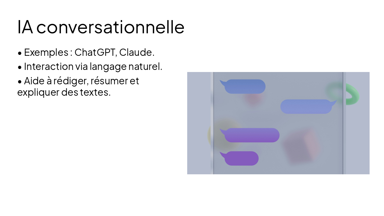 Slide 4 - IA conversationnelle