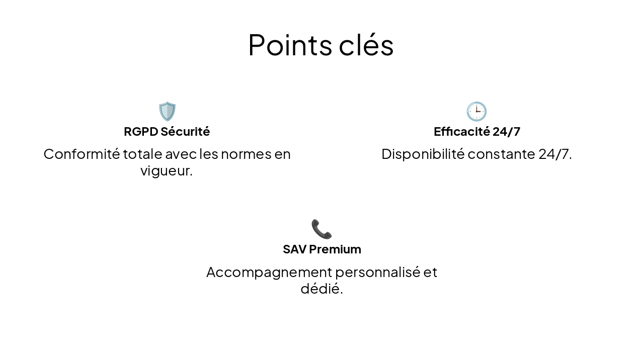 Slide 11 - Points clés