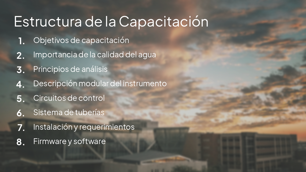 Slide 2 - Estructura de la Capacitación