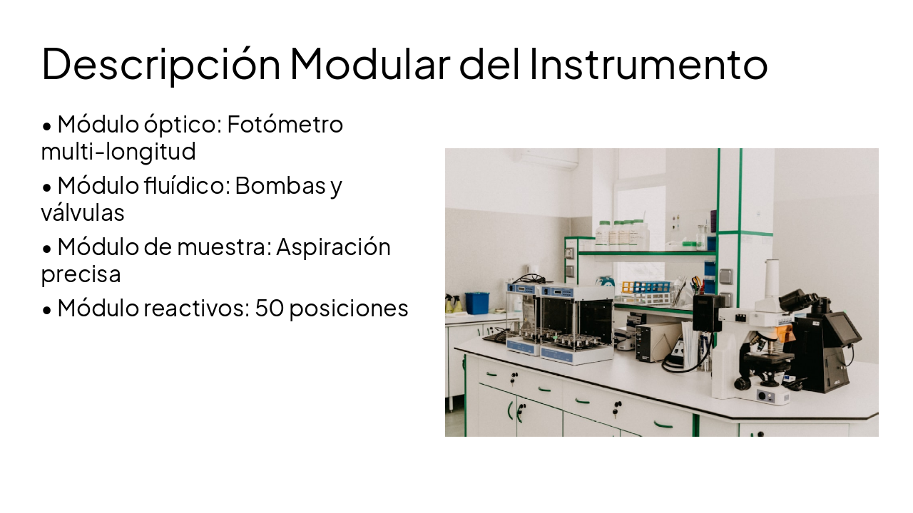 Slide 9 - Descripción Modular del Instrumento