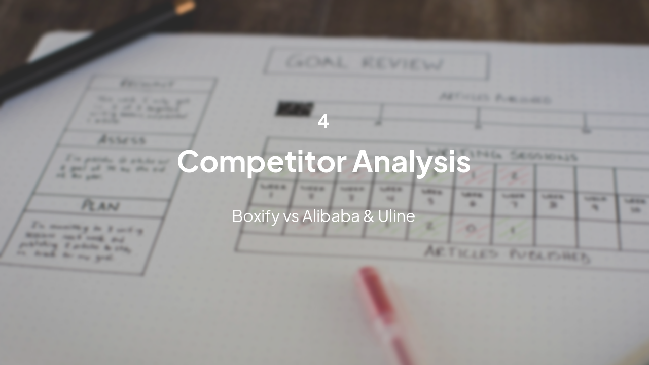 Slide 11 - Competitor Analysis