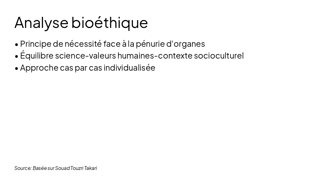 Slide 7 - Analyse bioéthique