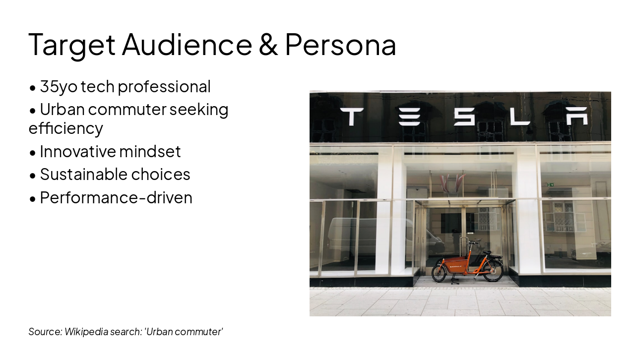 Slide 4 - Target Audience & Persona