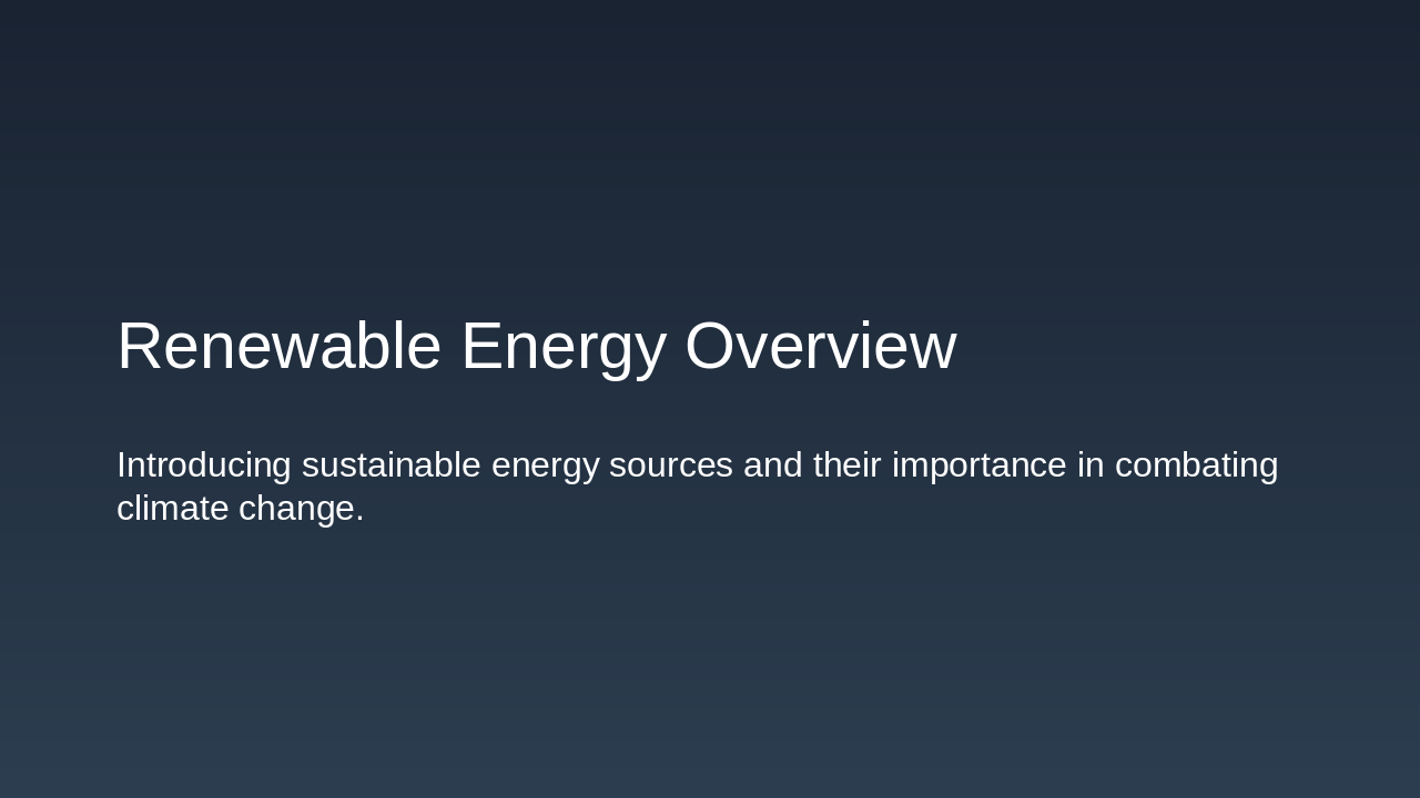 Unlocking Renewables: Types, Storage & Impact