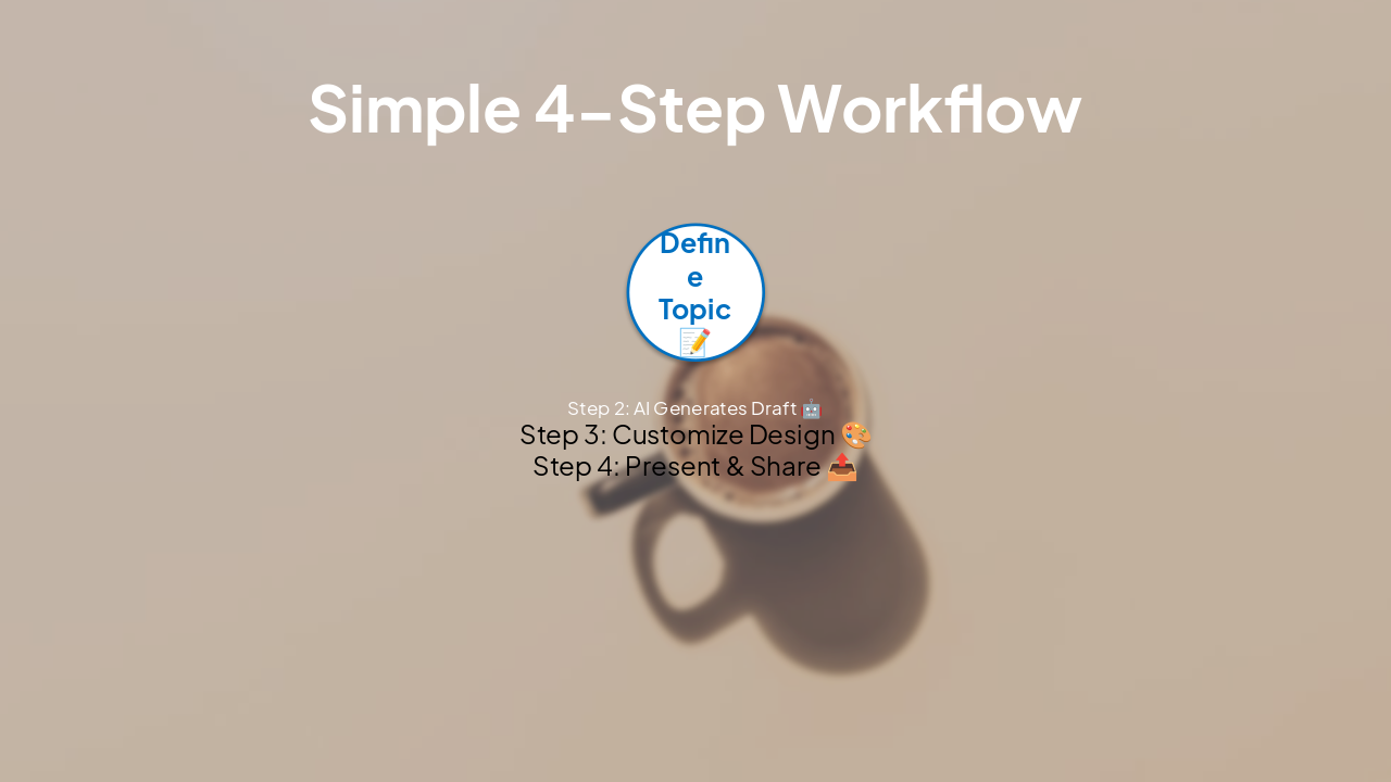 Slide 6 - Simple 4-Step Workflow