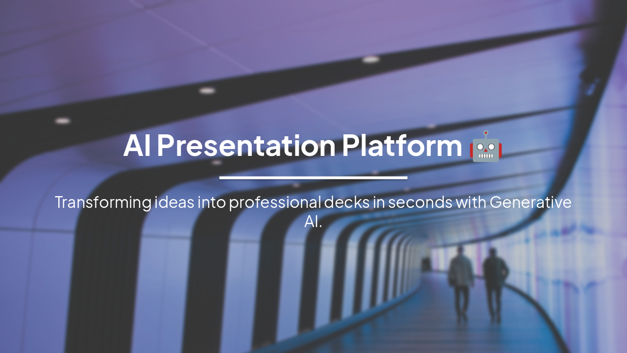Slide 1 - AI Presentation Platform