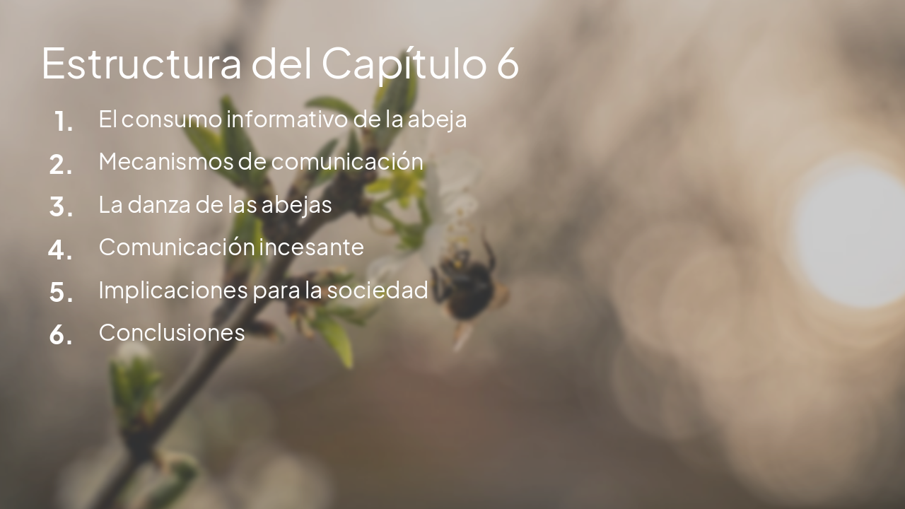 Slide 3 - Estructura del Capítulo 6
