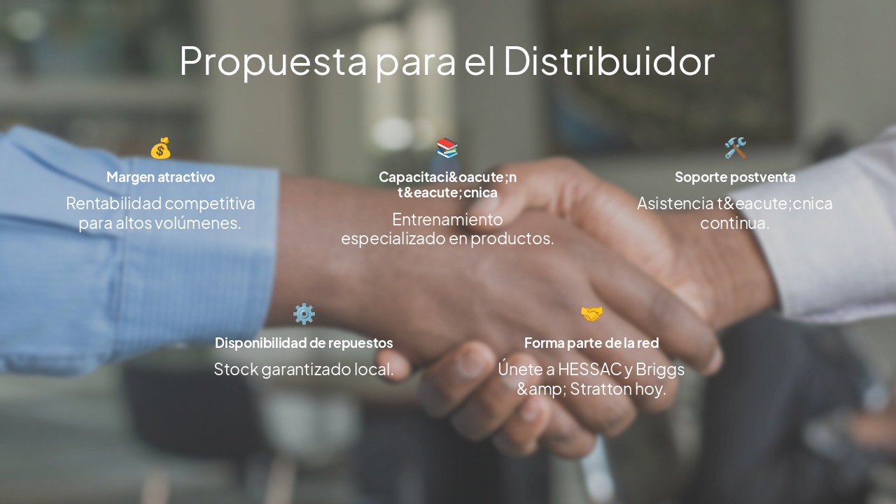 Slide 10 - Propuesta para el Distribuidor