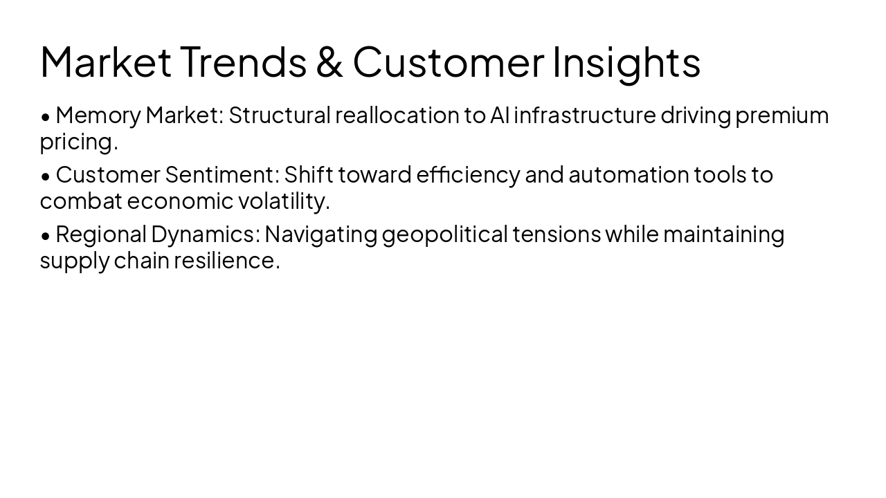 Slide 6 - Market Trends & Customer Insights