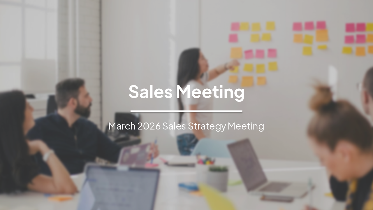 Crushing Q1 & Igniting Q2: Sales Strategy