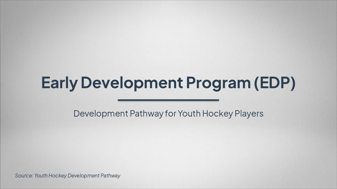 EDP Vision: Youth Hockey Pathway
