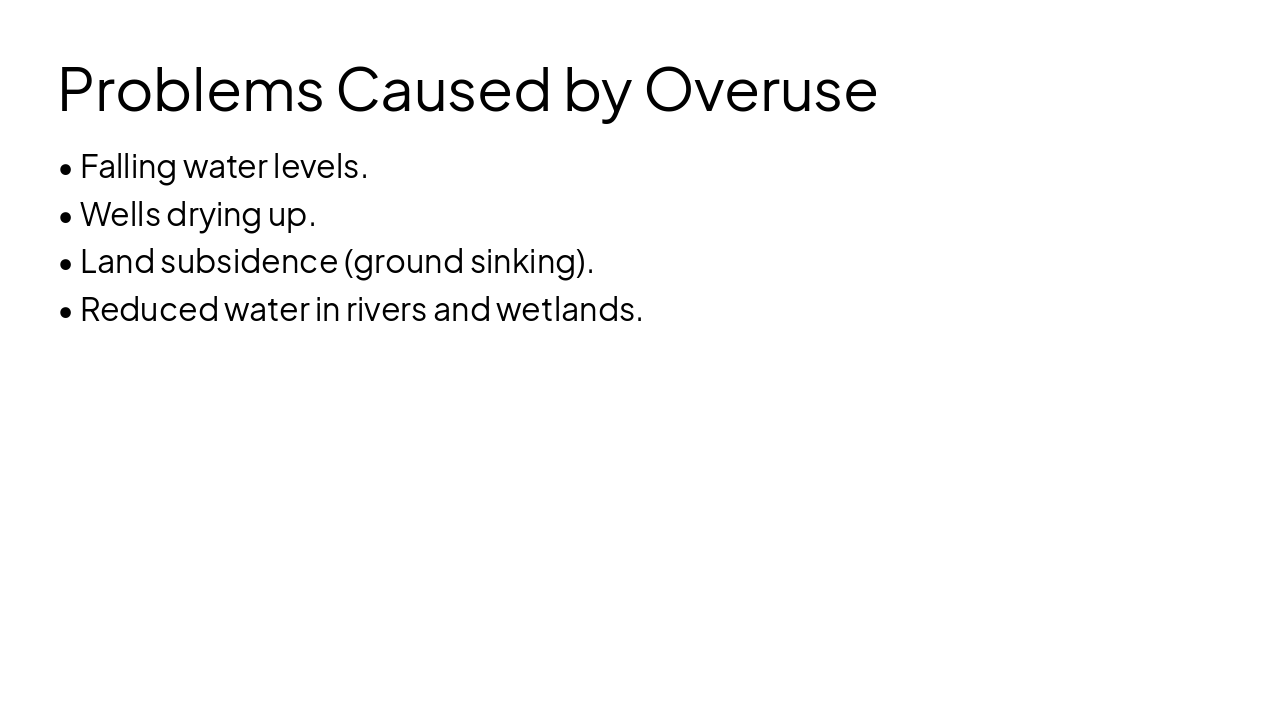 Slide 9 - Problems Caused by Overuse