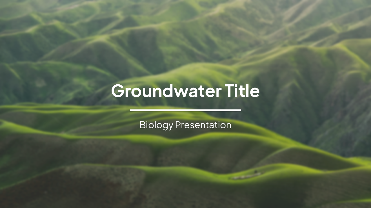 Groundwater: Sources, Uses, and Challenges