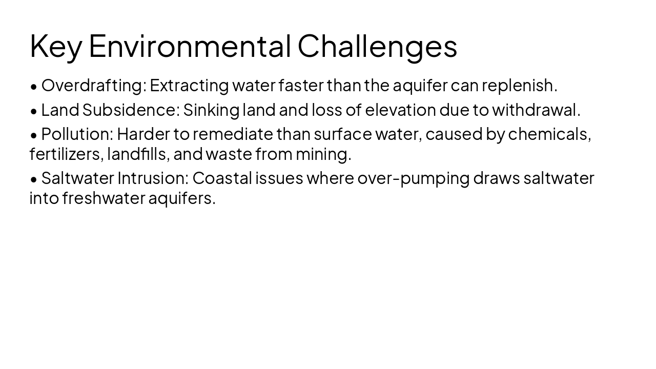 Slide 16 - Key Environmental Challenges