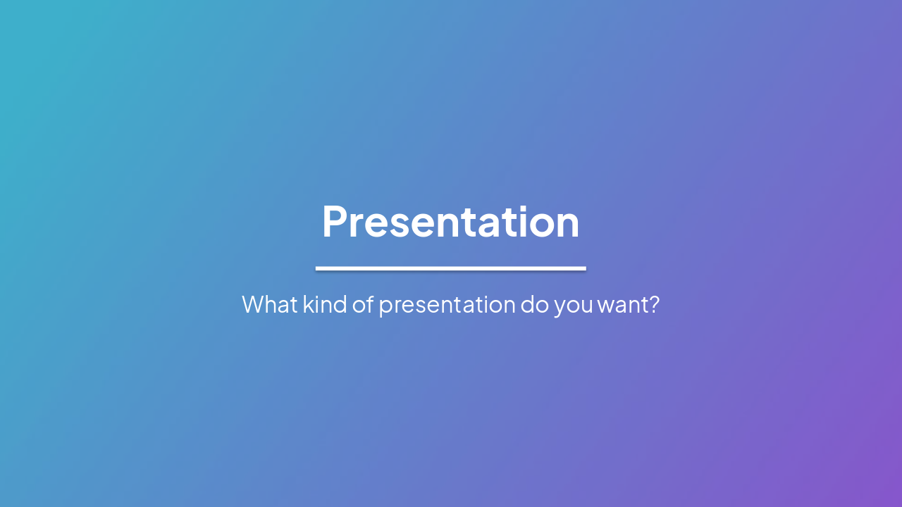 Presentation Essentials