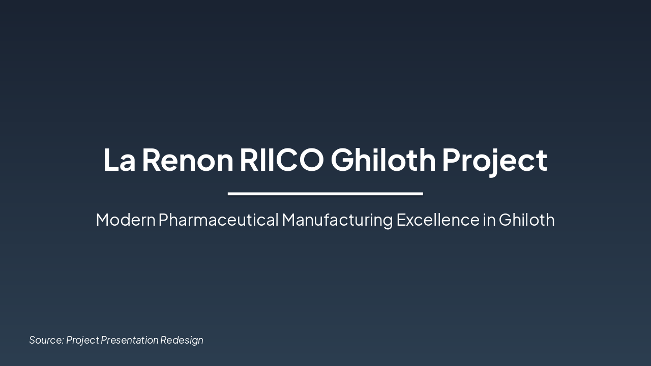La Renon RIICO Ghiloth Pharma Hub